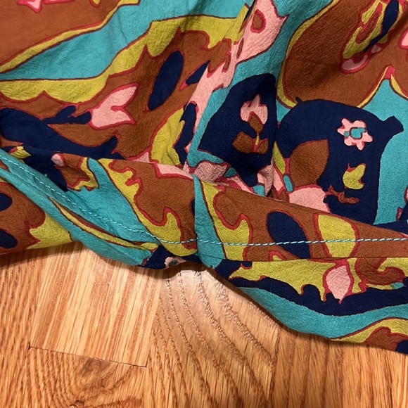 NWT Free People Tessa Tapered Trousers - Retro Floral Size 2 - Picture 16 of 16